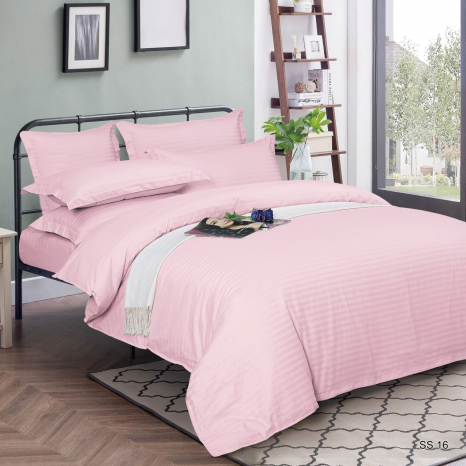 Ткань для постельного белья Страйп-сатин ST16 (50м)