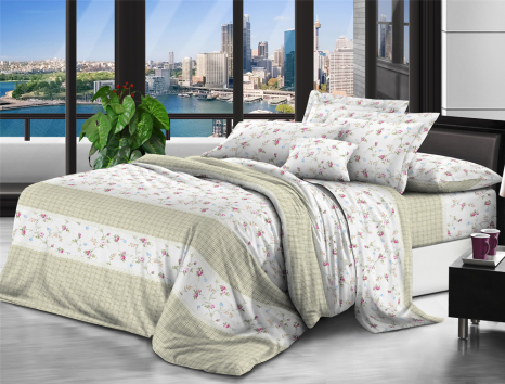 Тканина для постільної білизни Поліестер 75 PL059 (60м)