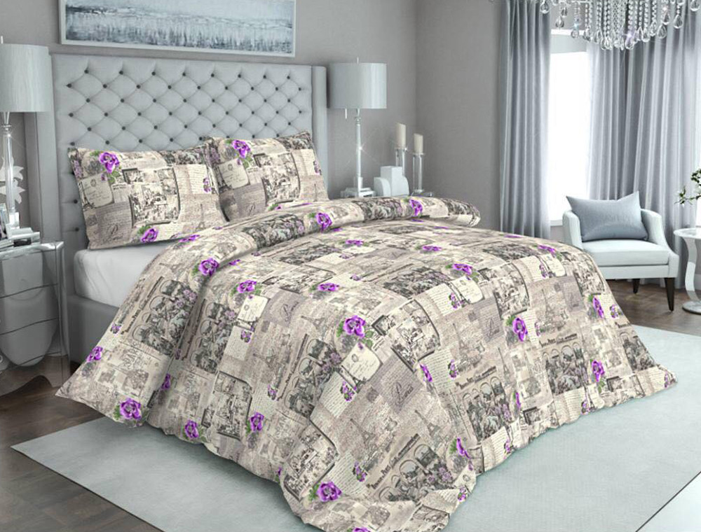 Тканина для постільної білизни Бязь "Gold" Lux GL3982