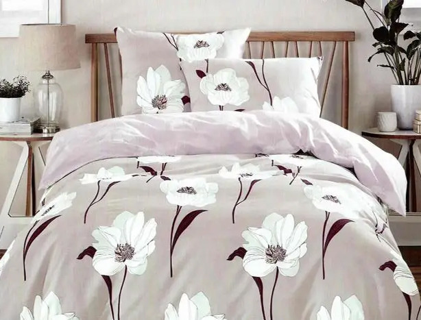 Двоспальний набір постільної білизни 180*220 із Бязі "Gold" №151518 Черешенка™