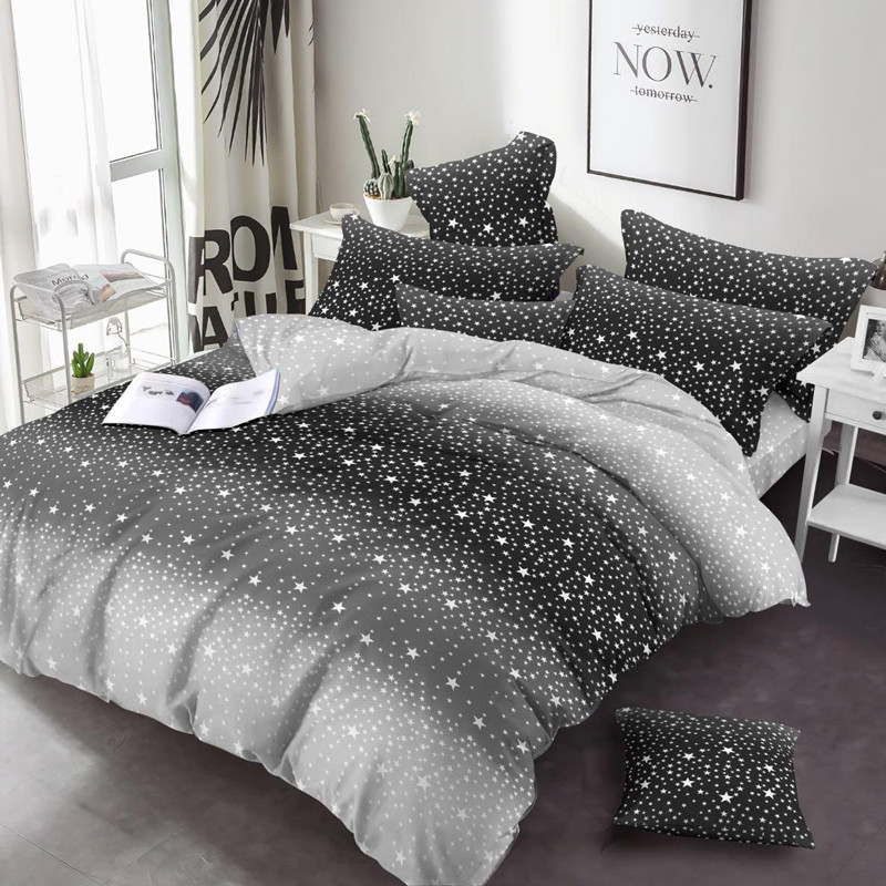 Ткань для постельного белья Бязь "Gold" Lux GL1071black