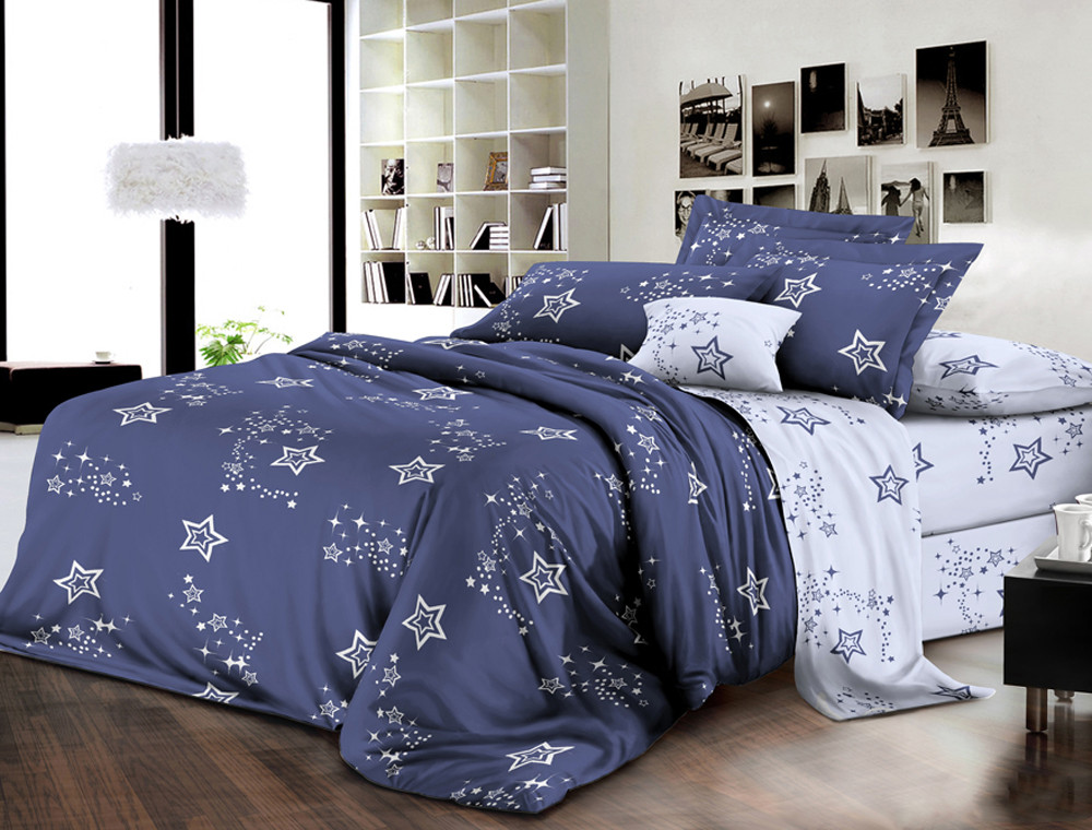 Полуторний набір постільної білизни 150*220 із Ранфорсу №182018AB Черешенка™