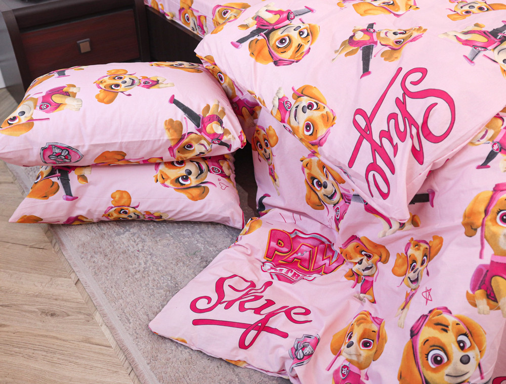 Полуторний набір постільної білизни 150*220 із Бязі "Gold" №168341 Черешенка™