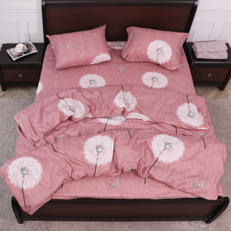 Сімейний набір постільної білизни 240*220 із полікотону №207107 Черешенька™