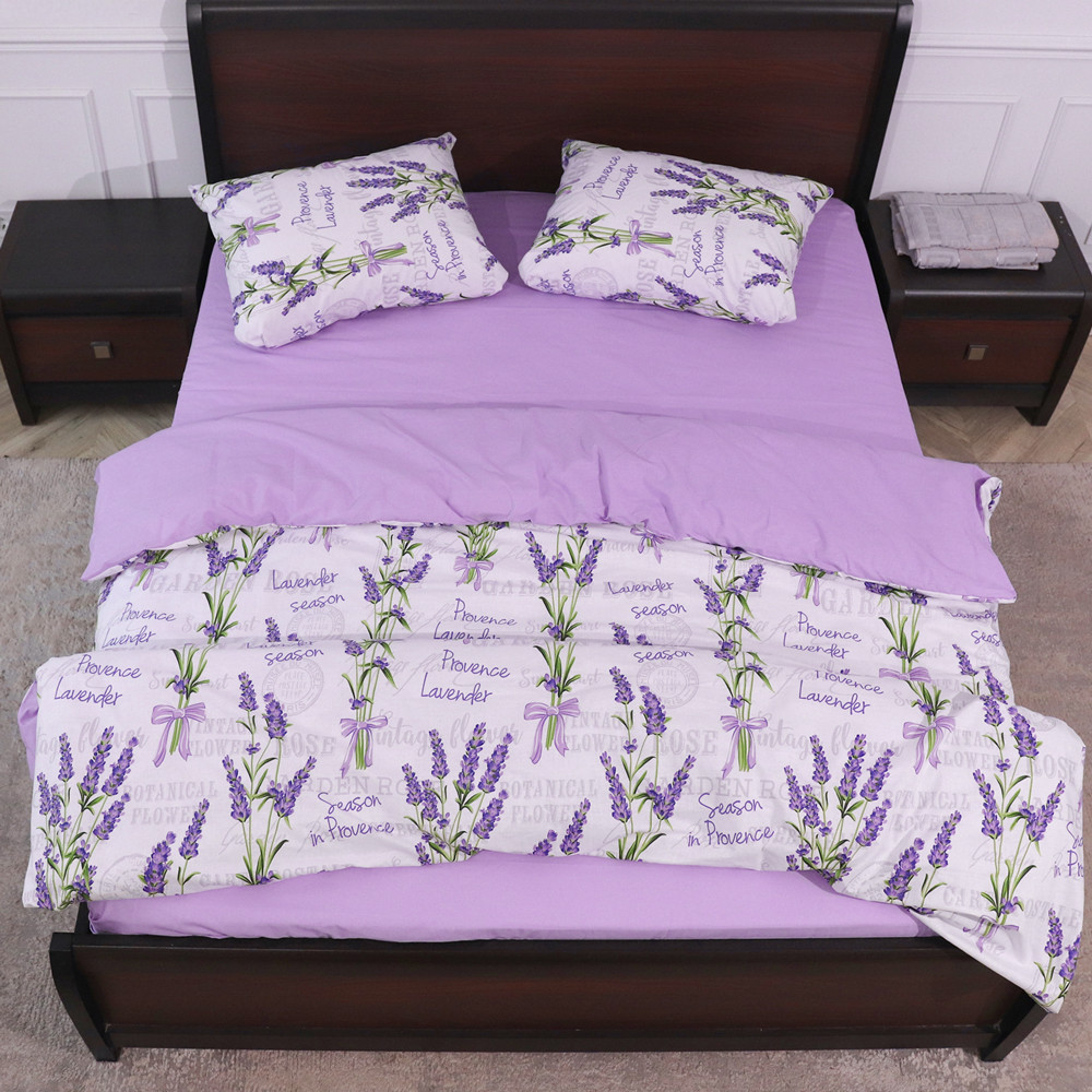 Полуторний набір постільної білизни 150*220 із Бязі "Gold" №158382АВ Черешенька™