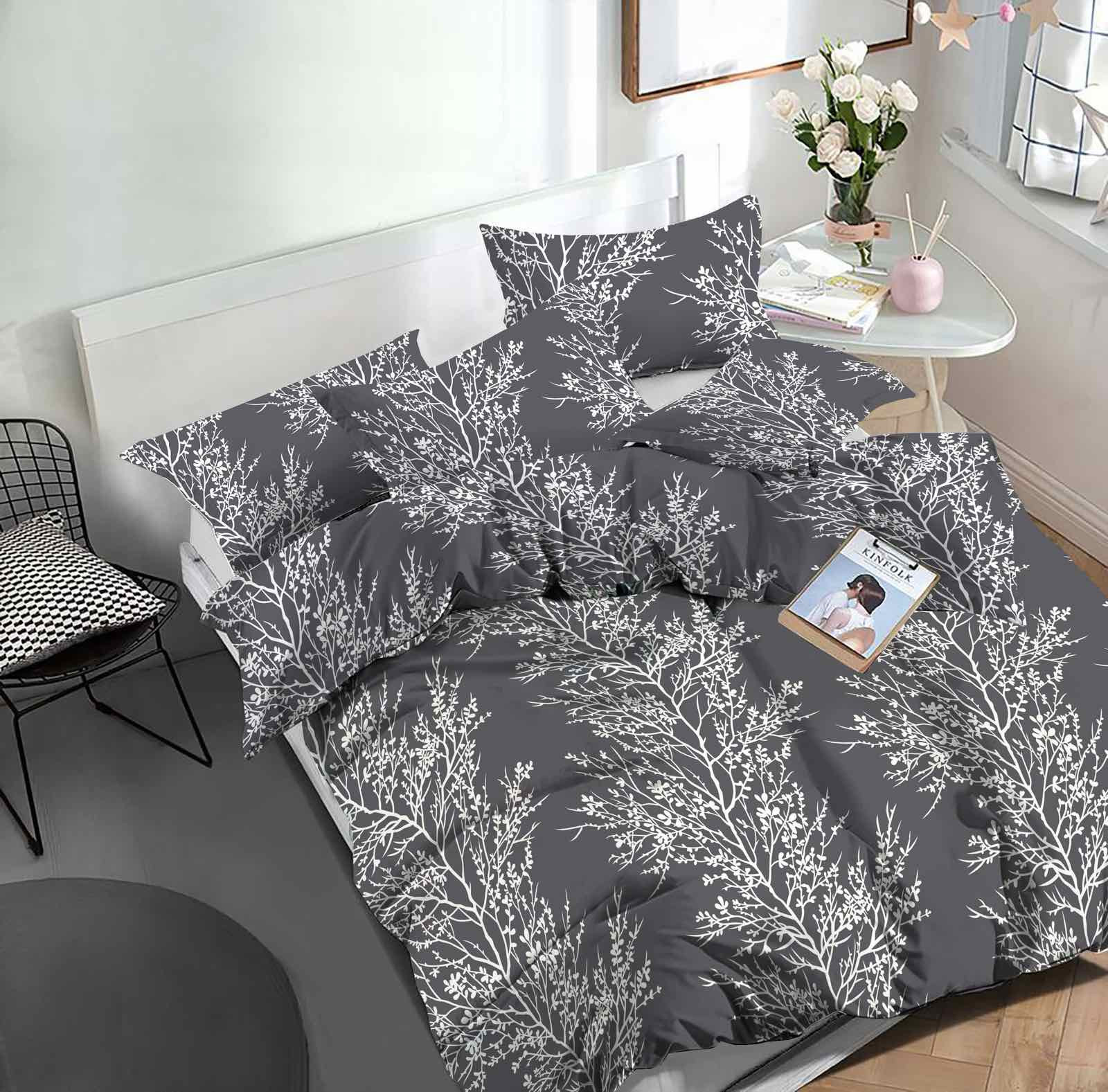 Тканина для постільної білизни Бязь "Gold" Lux GL50686grey