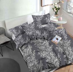 Тканина для постільної білизни Бязь "Gold" Lux GL50686grey