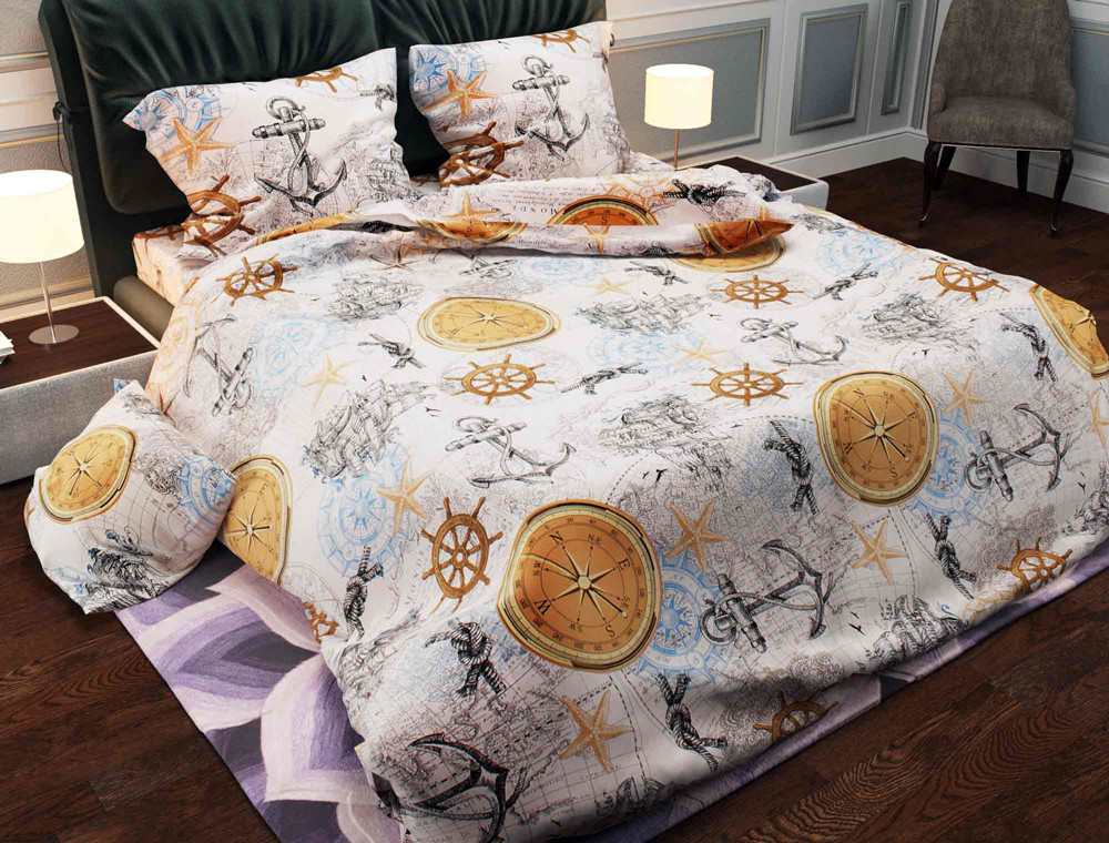 Тканина для постільної білизни Бязь "Gold" Lux GL413