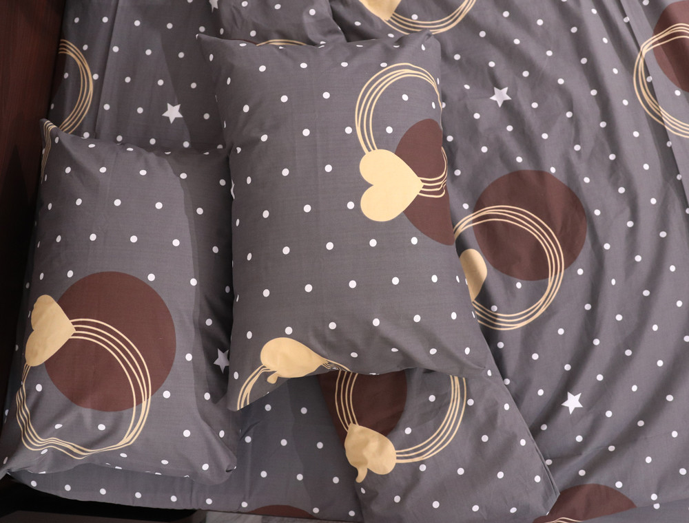 Євро-максі набір постільної білизни 200*220 із Бязі "Gold" №150148 Черешенька™