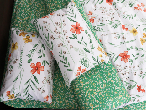 Євро-максі набір постільної білизни 200*220 із Бязі "Gold" №159114AB Черешенка™