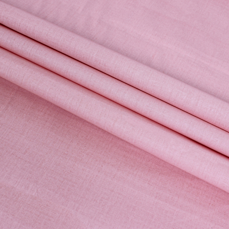 Тканина для постільної білизни Бязь "Gold" Lux однотонна GLlightpink (50м)