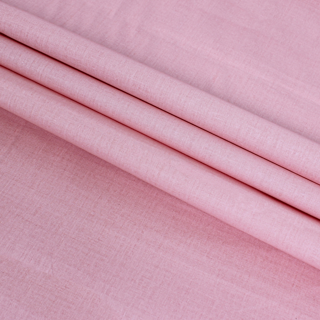 Тканина для постільної білизни Бязь "Gold" Lux однотонна GLlightpink (50м)
