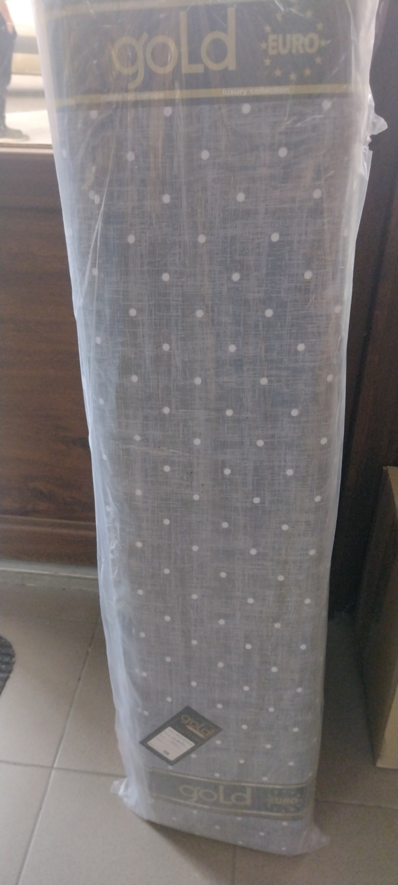 Ткань для постельного белья Бязь "Gold" Lux GL8082grey_B