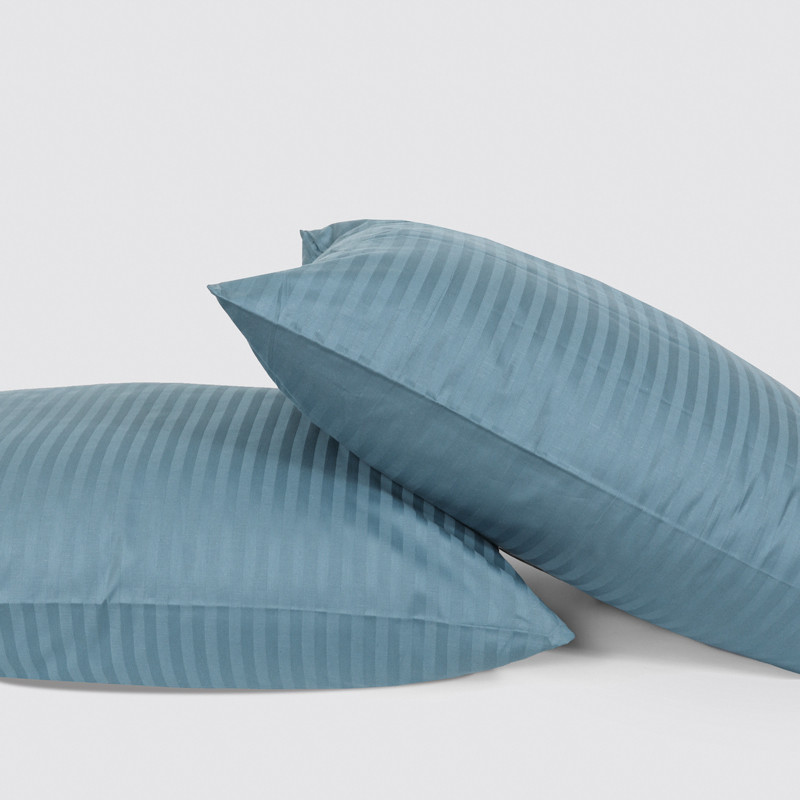 Двоспальний набір постільної білизни 180*220 з Страйп Сатину №544111