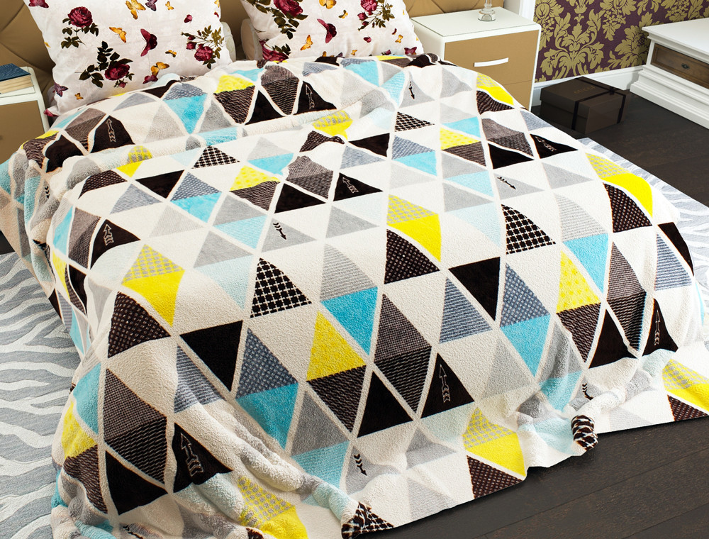 Євро флісовий плед №33449