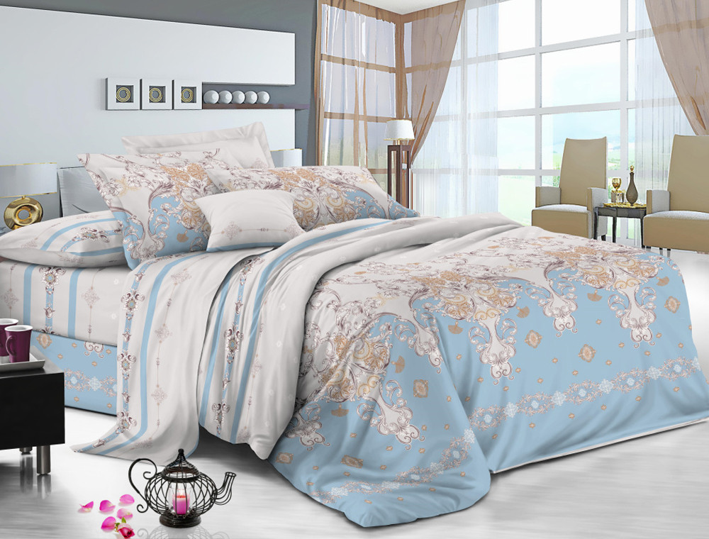 Евро макси набор постельного белья 200*220 из Сатина №464 Черешенка™