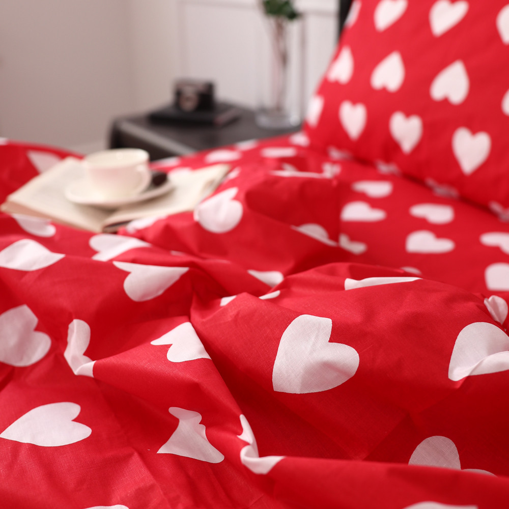 Полуторний набір постільної білизни 150*220 із Бязі "Gold" №151251 Черешенка™