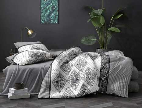 Ткань для постельного белья Бязь "Gold" Lux GL1917 (A+B) - (50м+50м)