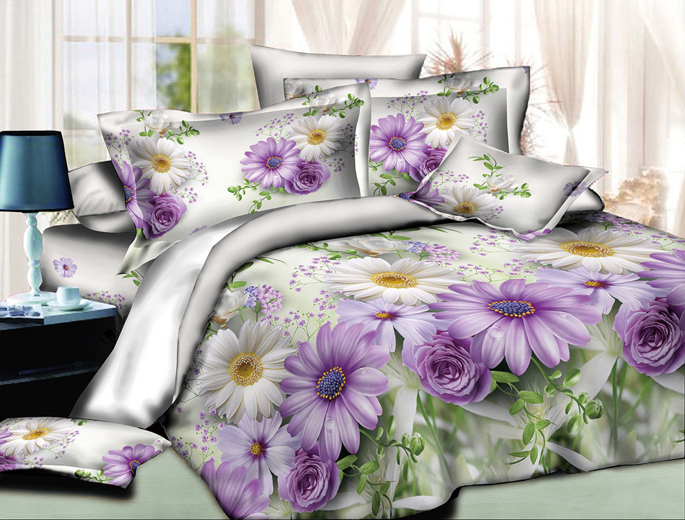 Полуторний набір постільної білизни 150*220 із Ранфорсу №18805 Черешенка™