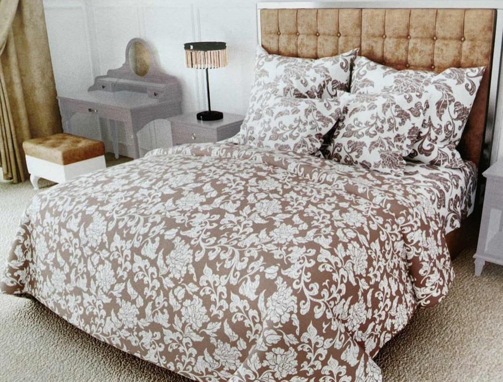 Сімейний набір постільної білизни із Бязі "Gold" з простирадлом на резинці №147479AB Черешенька™