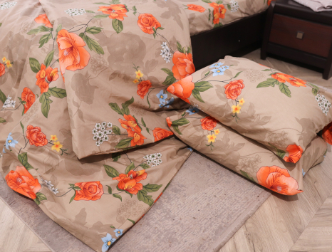 Двуспальный набор постельного белья 180*220 из Бязи "Gold" №153118 Черешенка™