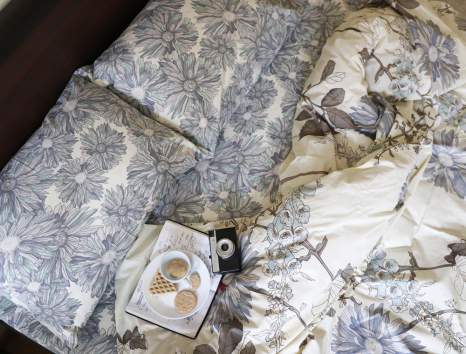 Семейный набор хлопкового постельного белья из Бязи "Gold" №151320AB Черешенка™