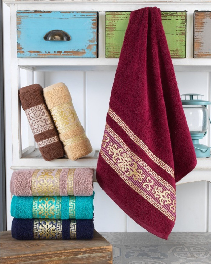 Комплект махрових банних рушників CESTEPE OTTOMAN (140*70)