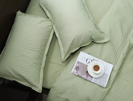 Евро макси набор постельного белья 200*230 из Страйп Сатина D-17