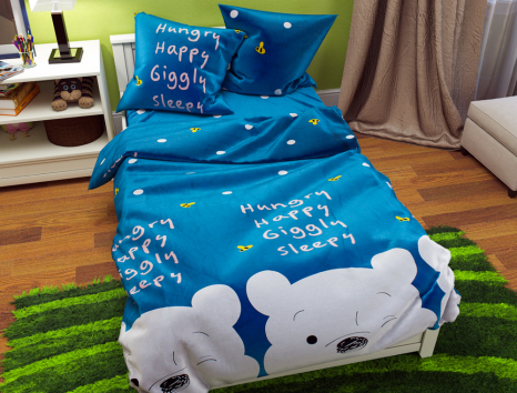 Дитячий комплект з Бязі "Gold" №164172 Черешенка™