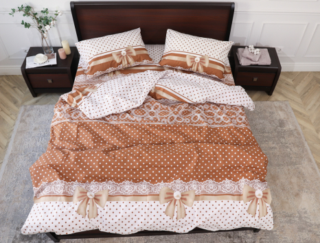 Полуторный набор постельного белья 150*220 из Бязи "Gold" №156917 Черешенка™