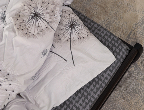 Євро-максі набір постільної білизни 200*220 із Сатину №44336AB Черешенка™