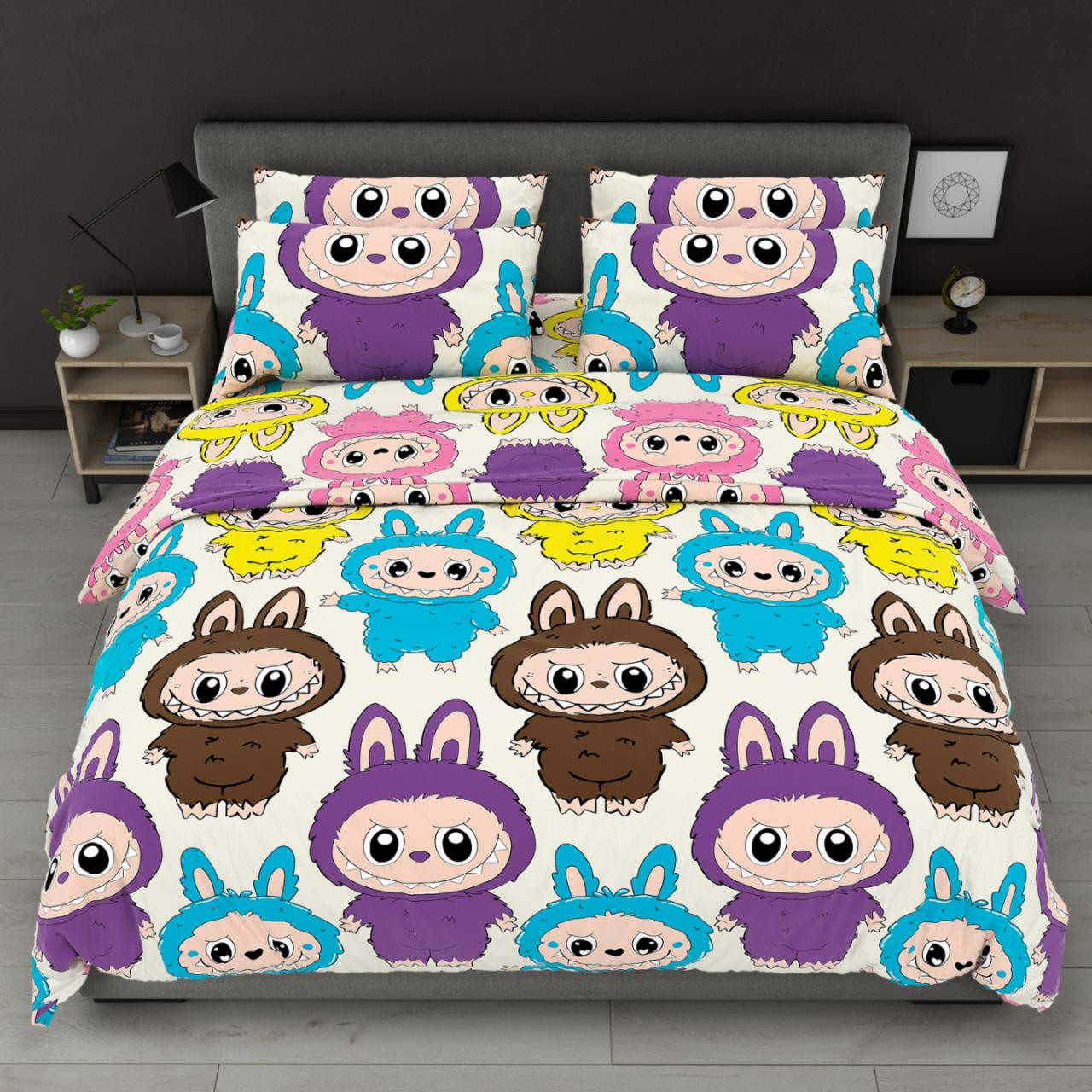 Полуторный набор постельного белья 150*220 из Бязи "Gold" №168401 Черешенка™