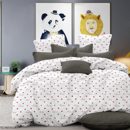 Тканина для постільної білизни Бязь "Gold" Lux GL17780red