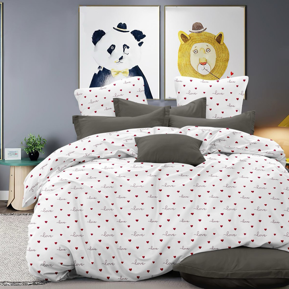 Тканина для постільної білизни Бязь "Gold" Lux GL17780red