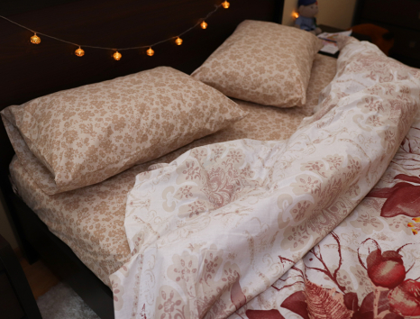 Евро макси набор постельного белья 200*220 из Бязи "Gold" №154309AB Черешенка™