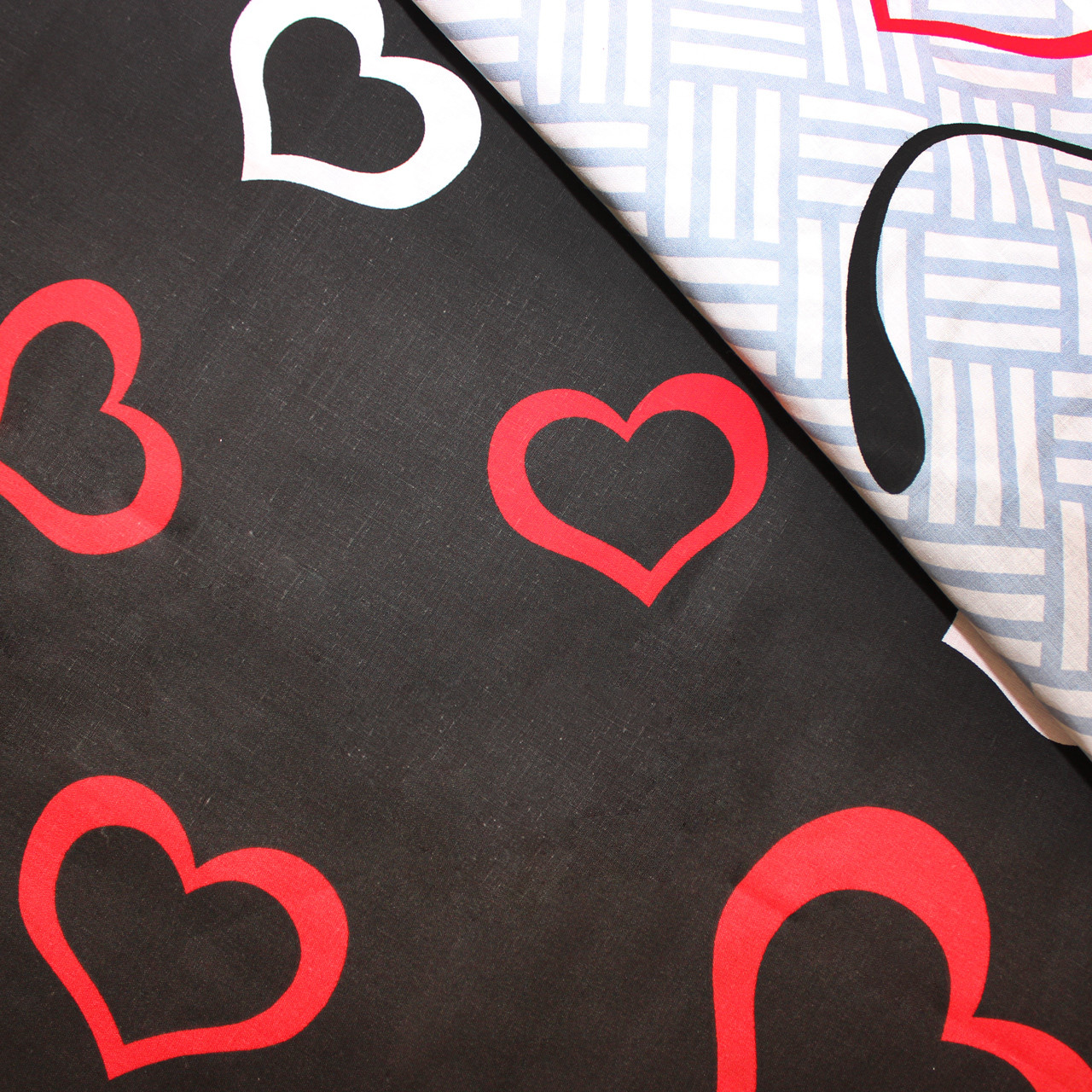 Тканина для постільної білизни Бязь "Gold" Lux "Любовний період" GL1142