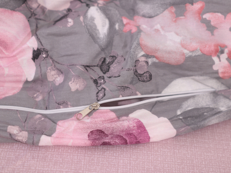 Полуторний набір постільної білизни 150*220 із Сатину №44339AB Черешенка™