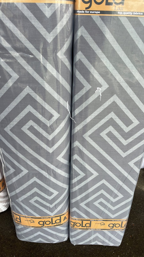 Ткань для постельного белья Бязь "Gold" Lux GL3575grey