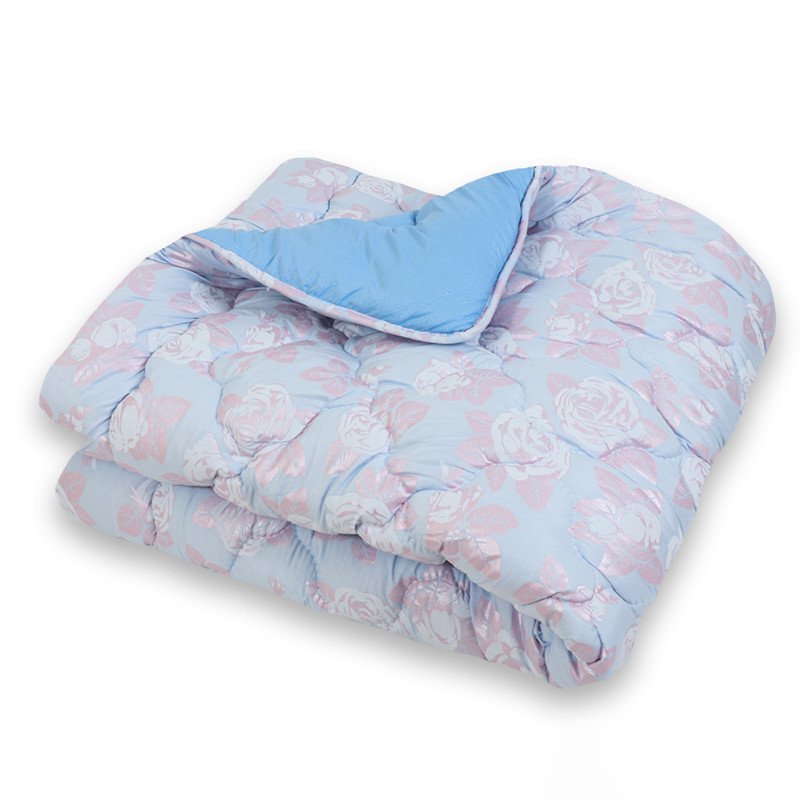 Двуспальное одеяло микрофибра/холлофайбер двустороннее №40082