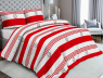 Ткань для постельного белья Бязь "Gold" Lux "Чёткие линии (красный)" GL2946