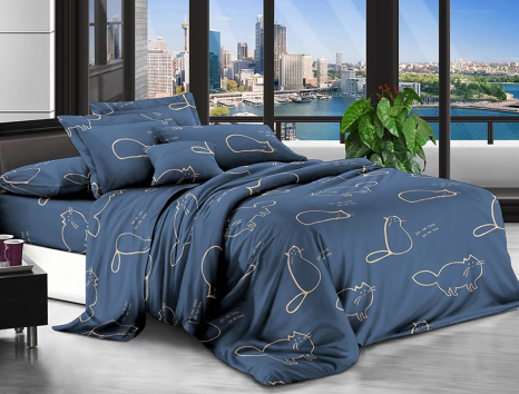 Тканина для постільної білизни Полісатин 135 SP135-4016 (60м)