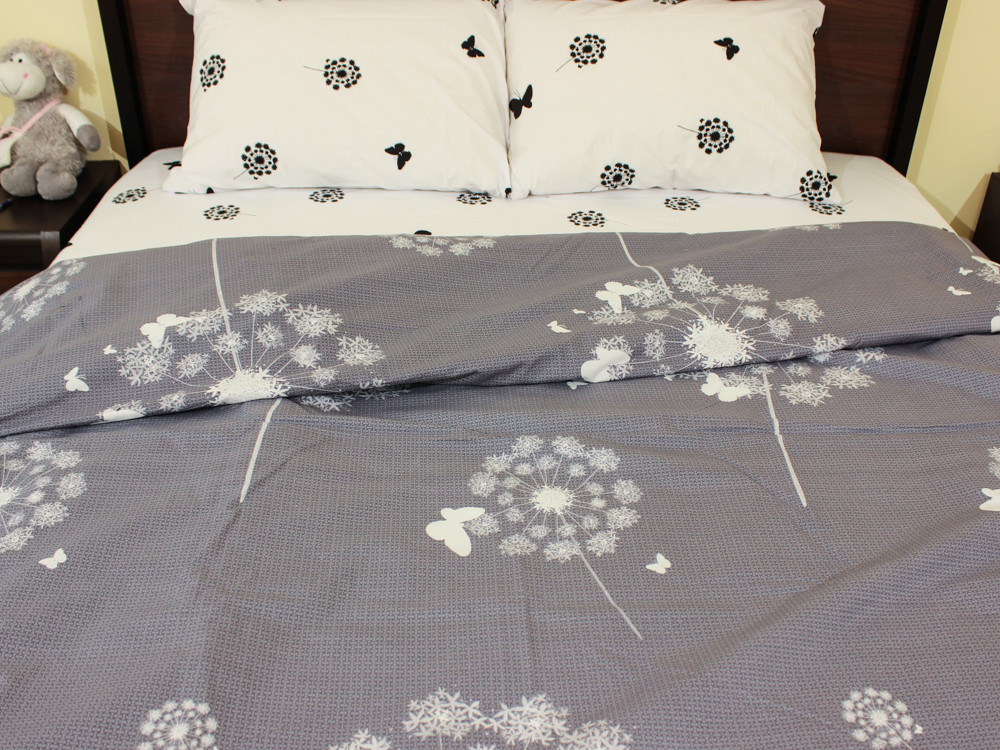 Євро-максі набір постільної білизни 200*220 із Бязі "Gold" №154074AB Черешенка™