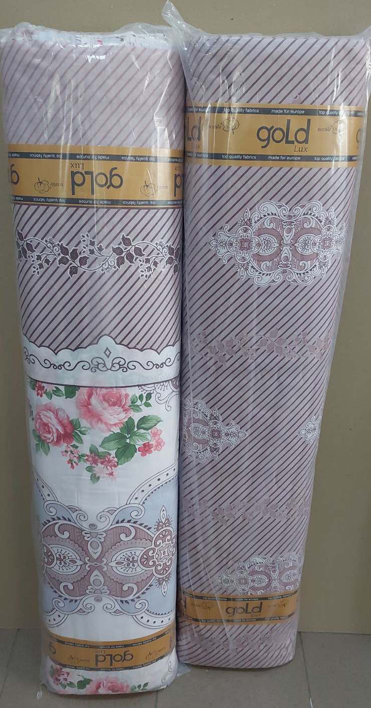 Ткань для постельного белья Бязь "Gold" Lux GL1924 (A+B) - (50м+50м)