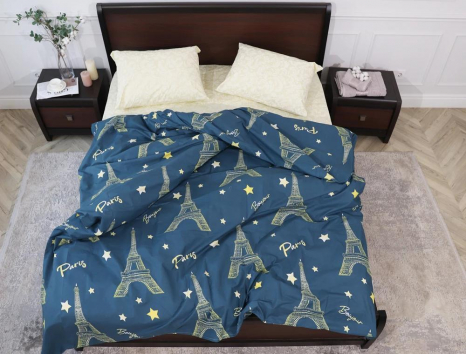 Ткань для постельного белья Бязь "Gold" Lux GL3698blue