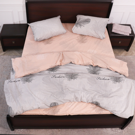 Двуспальный набор постельного белья 180*220 из Бязи "Gold" №1516613АВ Черешенка™