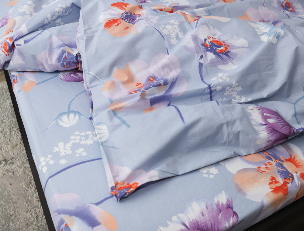 Двоспальний набір постільної білизни 180*220 із Бязі "Gold" №153562 Черешенка™