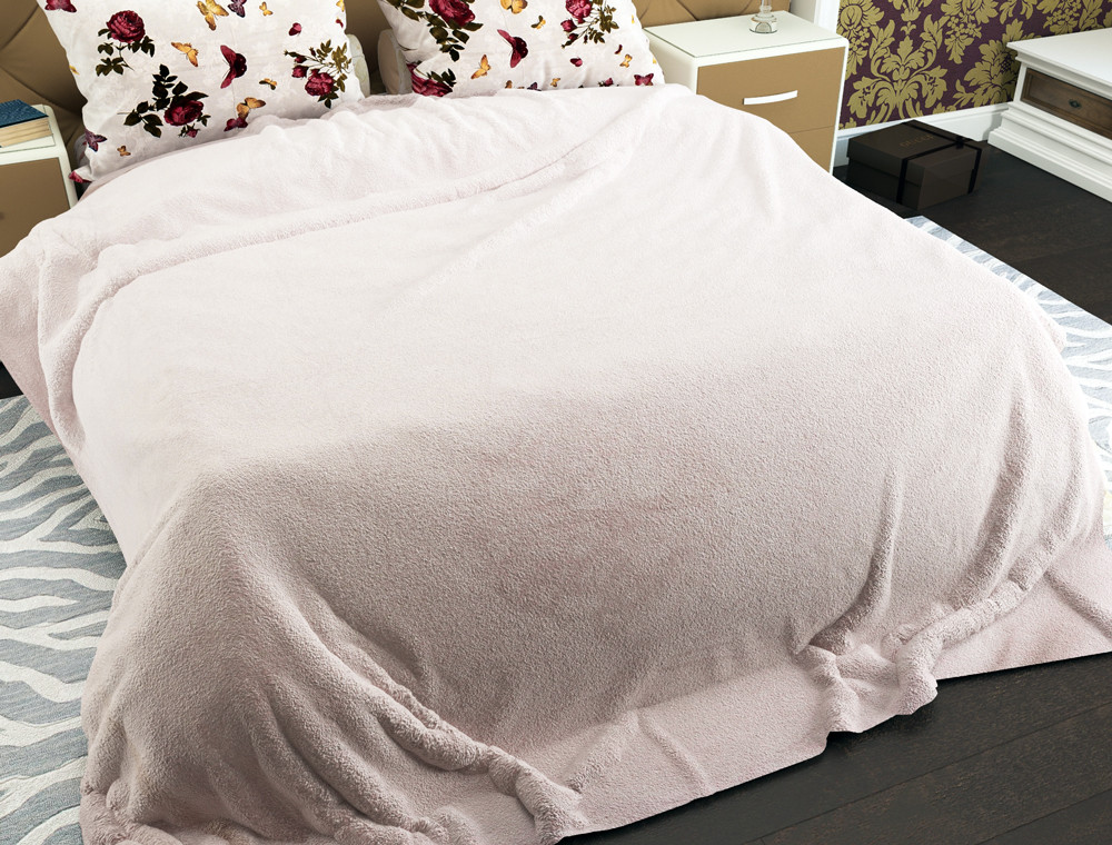 Двуспальный флисовый плед №33707