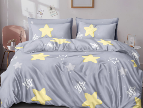 Двоспальний набір постільної білизни 180*220 із Ранфорсу №89415 Черешенка™