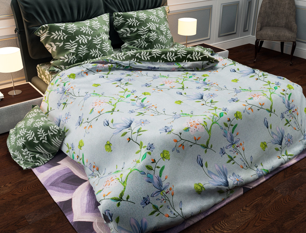 Ткань для постельного белья Бязь "Gold" Lux GL1905 (A+B) - (50м+50м)