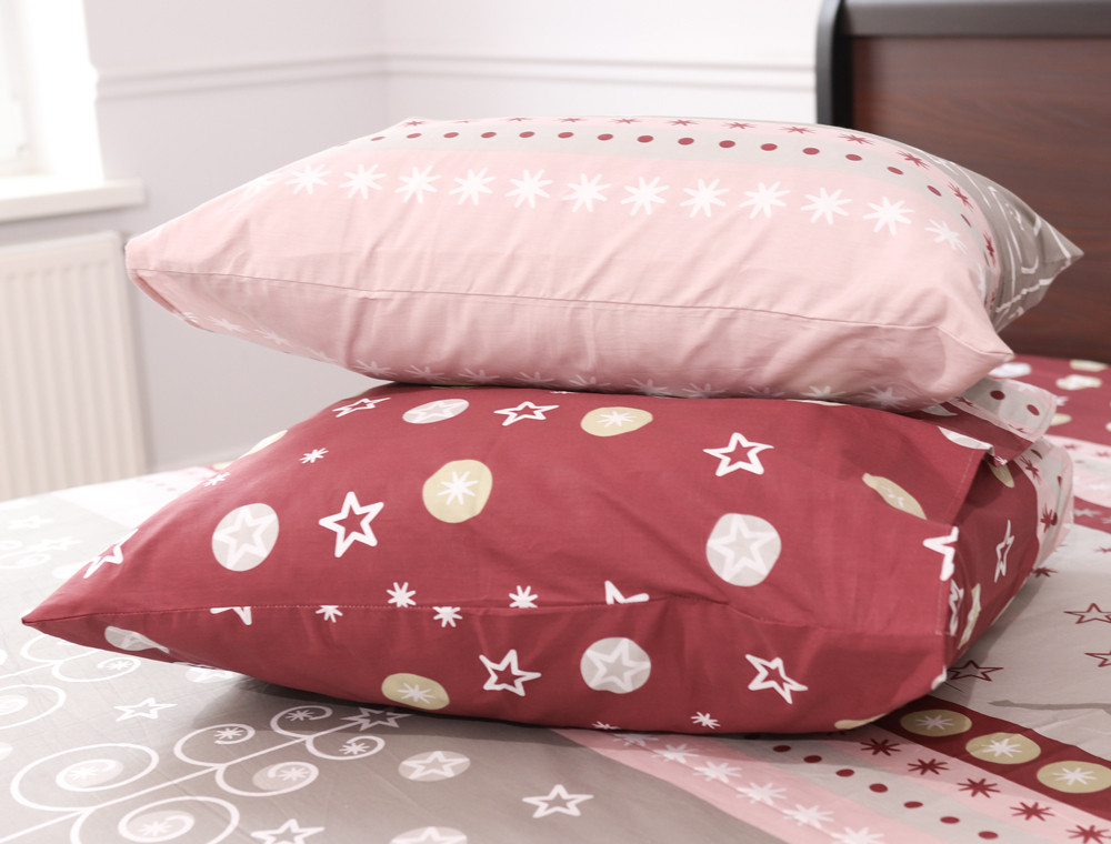 Полуторний набір постільної білизни 150*220 із Сатину №484638 Черешенка™